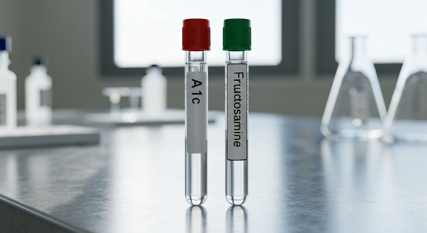 A1c and Fructosamine test tubes