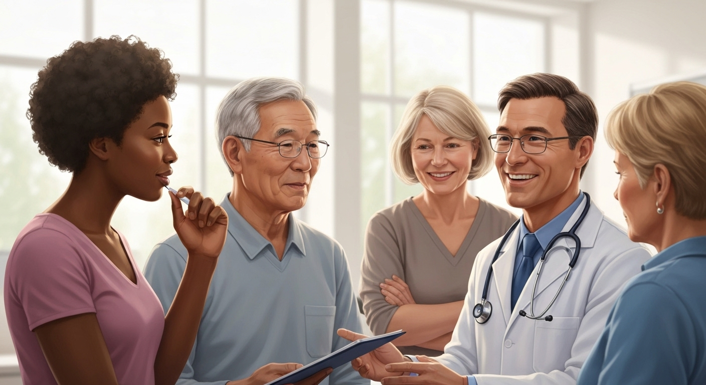 Diabetes management discussion group