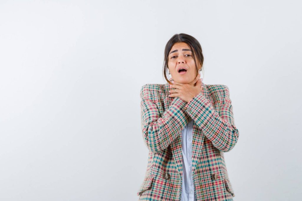 Canker Sore on Tonsil